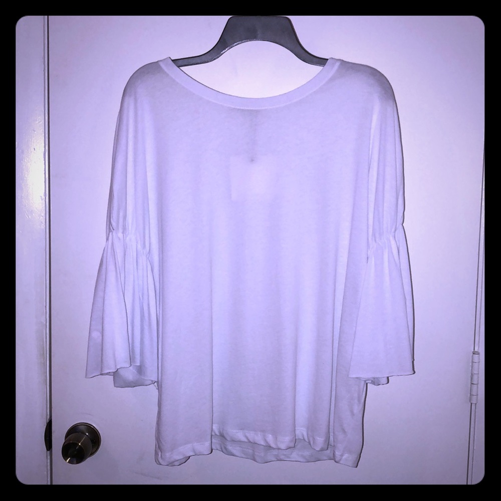 Zara Trafaluc Oversized Bell Sleeve Tee